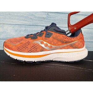 Saucony Omni 20 Men's Orange Blue Running Shoes Sz 8.5